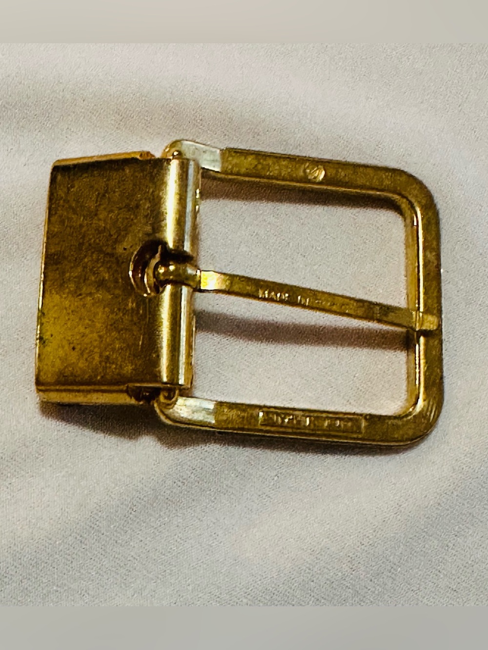 Christian Dior Gold-Tone Replacement Belt Buckle - Slim Retro Hardware